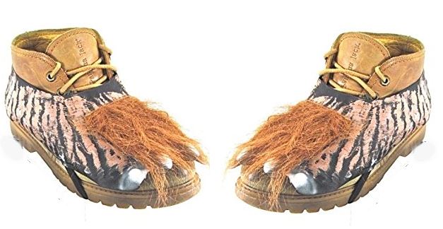 WAREWOLF FUR FEET HALLOWEEN SHOES DECORATION. 71490 \\\71490