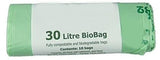 TUFFY COMPOSTABLE BIOEGRADABLE CADDY BIN BAG 30 LITRE 10/PK. CADDY30