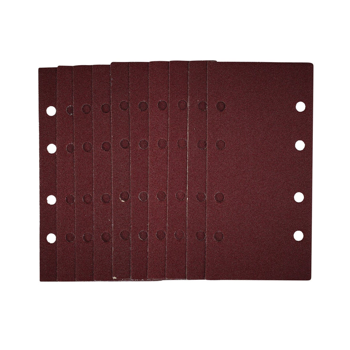 DRAPER SSA3 93 X 190MM 80 GRIT 1/3 SANDING SHEETS WITH HOOK AND LOOP 10/PK. DRA54851