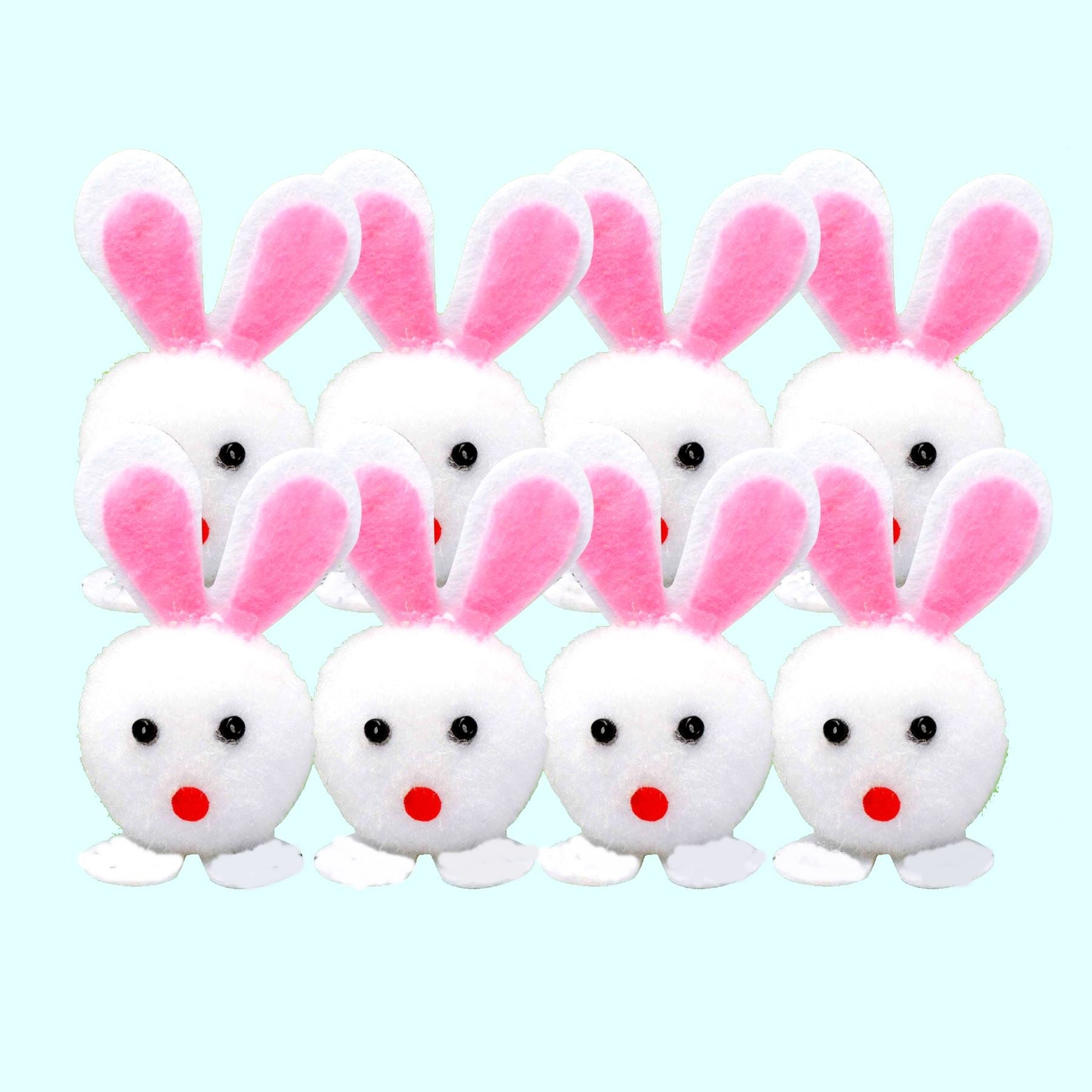 8 EASTER POM POM BUNNIES. 736096 \\\736096