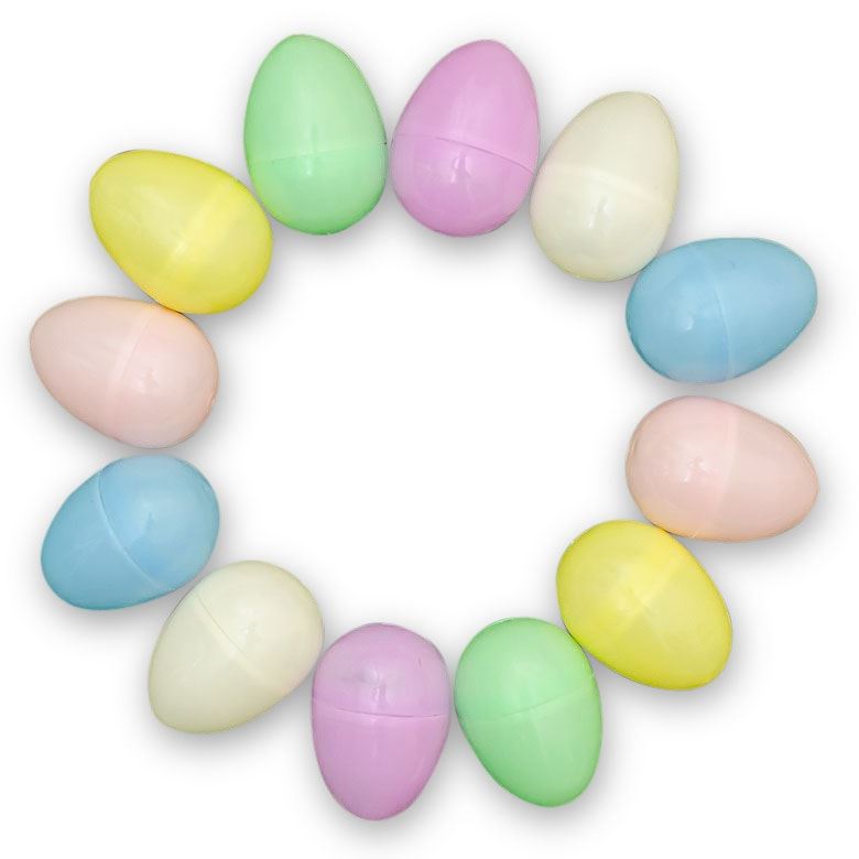 14 FILLER EGGS EMPTY PASTEL COLOUR. 736099 \\\736099