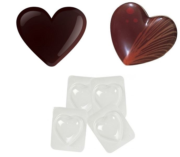 HEART SHAPE CHOCOLATE MOULD CAKE DECORATION CRAFT MOLD. PI737010 \\\737010