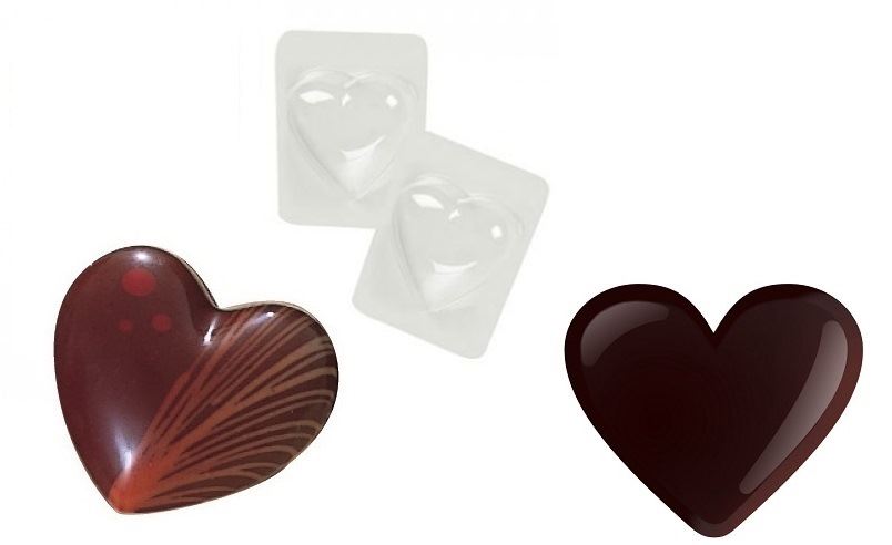 JUMBO HEART SHAPE CHOCOLATE MOULD CAKE DECORATION CRAFT MOLD. PI737011 \\\737011