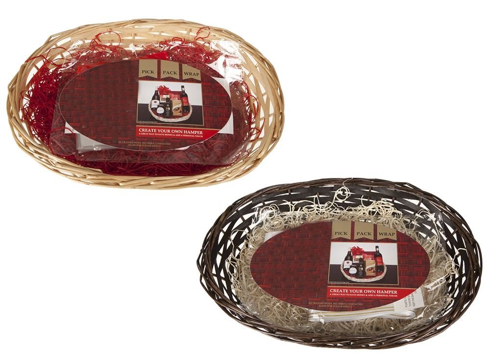 NATURAL OVAL MAKE YOUR OWN HAMPERS KIT. PI739014N \\\739014N