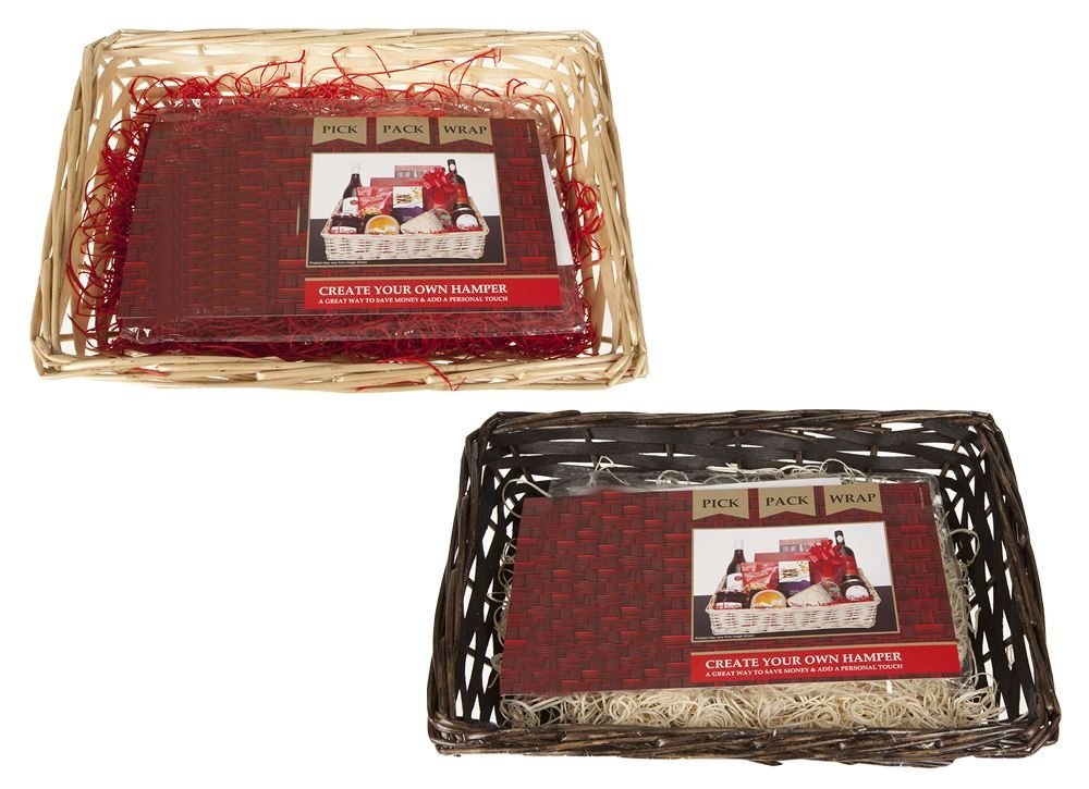 BLACK OBLONG MAKE YOUR OWN HAMPERS KIT. PI739015B \\\739015B