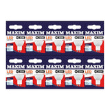 10 X MAXIM 5W=50W GU10 LED LIGHT BULB DAY LIGHT PEARL. 50MLGU10D5X10