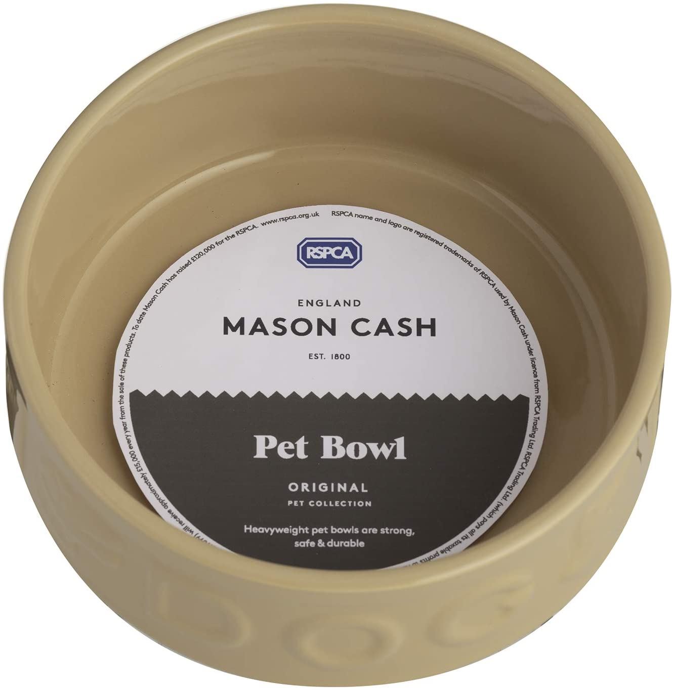 MASON CASH CANE PET BOWL 18CM / 1.2L - DOG LETTERED. 2030.307