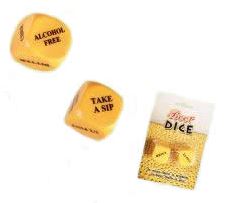 PARTY BEER DICE WITH ENGLISH SLOGAN. 795042 \\\795042