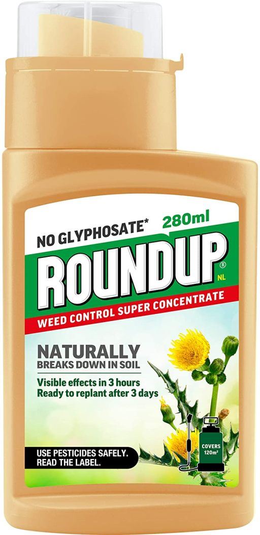 ROUNDUP NATURALS WEED KILLER CONCENTRATE GLYPHOSATE FREE 280ML. 119887
