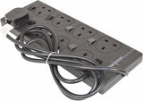 STATUS INDIVIDUALY SURGE PROTECTED 13A 8 GANG 2M EXTENION LEAD. S8WBSPINDSSX4
