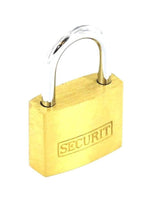 SECURIT S1132 BRASS PADLOCK 20MM WITH 3 KEYS. MP-S1151