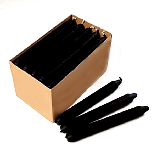 25 DINNER CANDLE BLACK. 19BK25 \\\8004363_BLACK