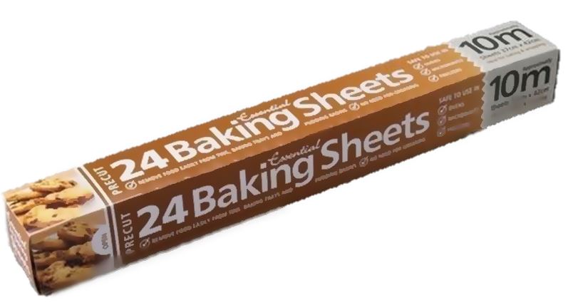 24 BAKING SHEETS 10M 37CM X 42CM. BS2442 \\\8008415