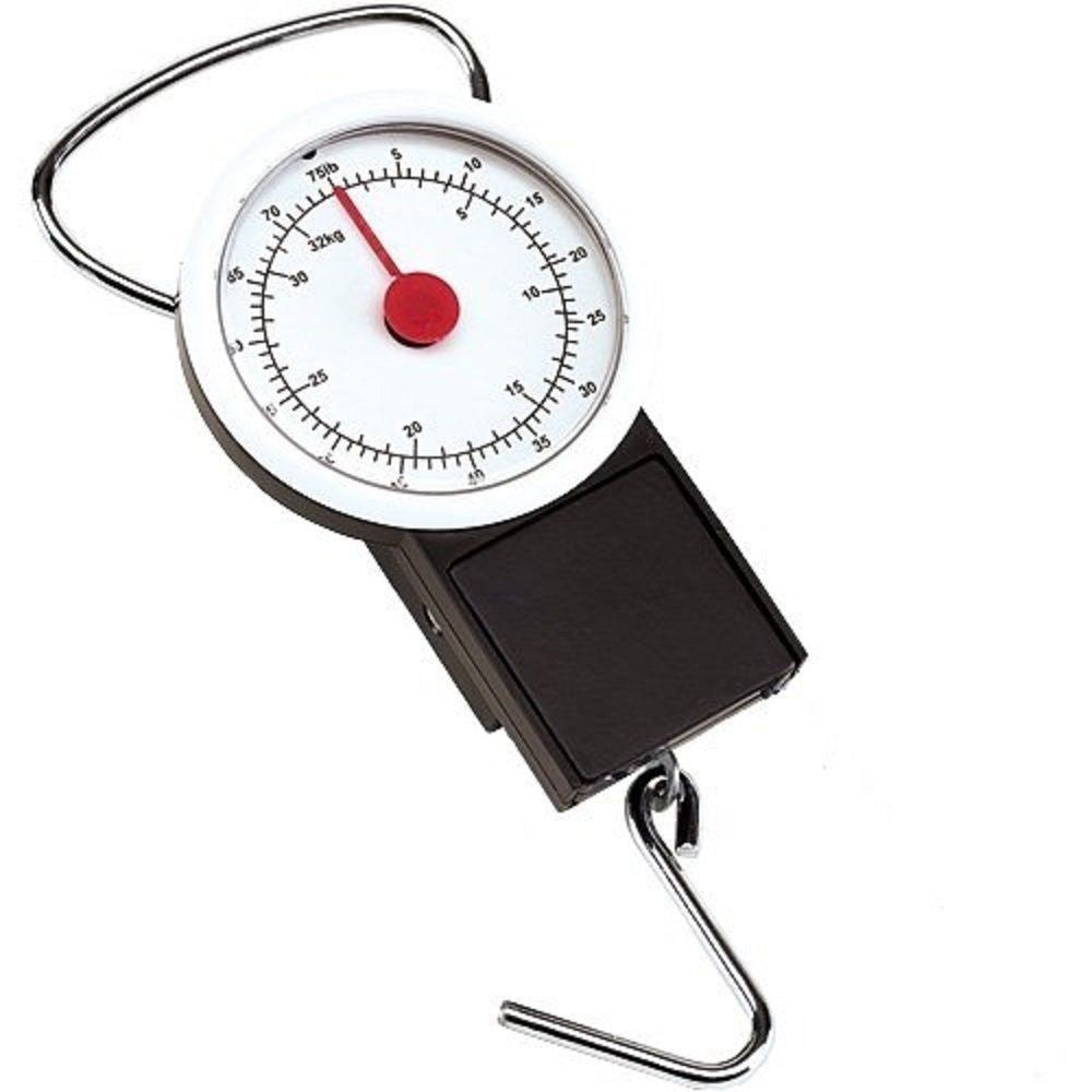 ACCURATE LUGGAGE SCALE FOR WEIGHING SUITCASES AND LUGGAGE. 32KG CAPACITY.. 801257 \\\801257