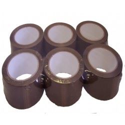6 ROLLS ULTRA BUFF BROWN TAPE 48MM X 40M BUFF TAPE. RT03014840ULFP \\\801306