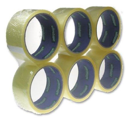 6 ROLLS ULTRA CLEAR TAPE 48MM X 40M. 803393 \\\803393