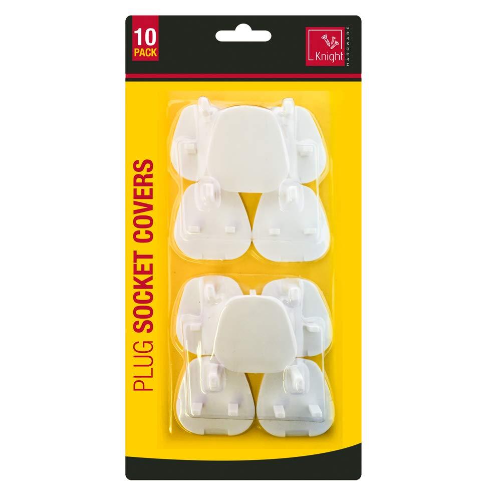 10 BABY CHILDREN MAINS SOCKET SAFTEY PLUG IN COVERS. F804968 \\\804698