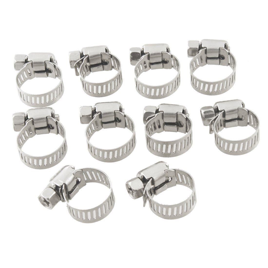 12 ADJUSTABLE STAINLESS STEEL WORM DRIVE HOSE CLAMP CLIP. 806771 \\\806771