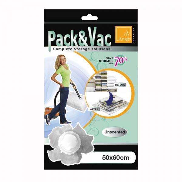 KNIGHT PACK & VAC VACUUM STORAGE BAG 50 X 60CM. 807174 \\\807174