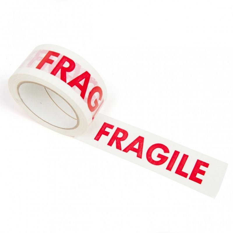 FRAGILE TAPE 48MM X 66M   ( ONE SINGLE ). 807889 \\\807889