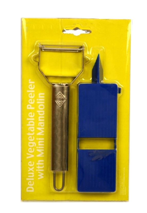 DELUXE VEGETABLE PEELER WITH MINI MANDOLIN. 81085 \\\81085