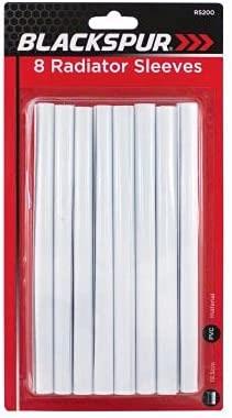 BLACKSPUR RADIATOR PIPE COVER SLEEVES 15MM WHITE PACK OF 8. RS200
