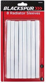BLACKSPUR RADIATOR PIPE COVER SLEEVES 15MM WHITE PACK OF 8. RS200