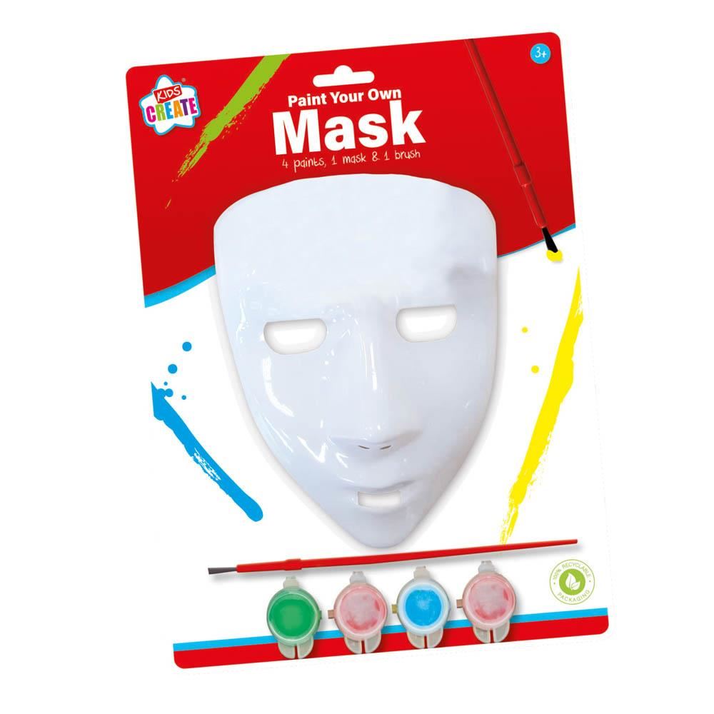 KIDS CREATE PAINT YOUR OWN MASK SET. MVZ/4