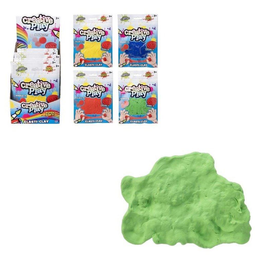 CREATIVE PLAY ASSORTED COLOURS STRETCH IT ELASTI-CLAY. 1374652