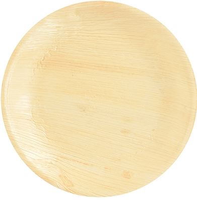 25 ROUND PLATES MADE OF PALM LEAF 23CM. 85503 \\\85503