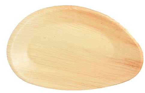 25 OVAL PLATES MADE OF PALM LEAF 26 X 17CM. 85511 \\\85511