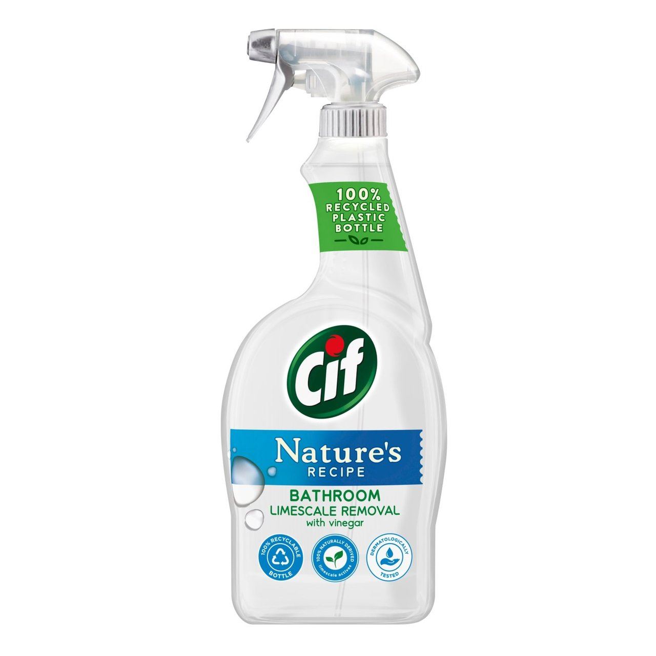 CIF NATURES RECIPE BATHROOM CLEANER WITH VINEGAR 750ML. 861314