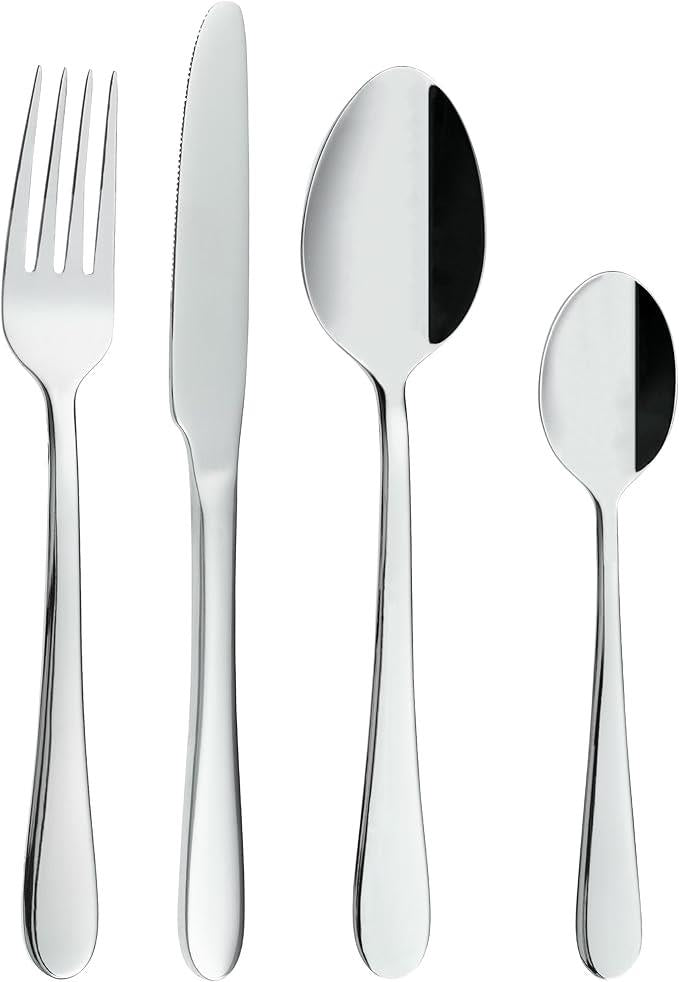 GRUNWERG STAINLESS STEEL CLASSIC COLLECTION CUTLERY SET 24/PCS. 24BXBGT