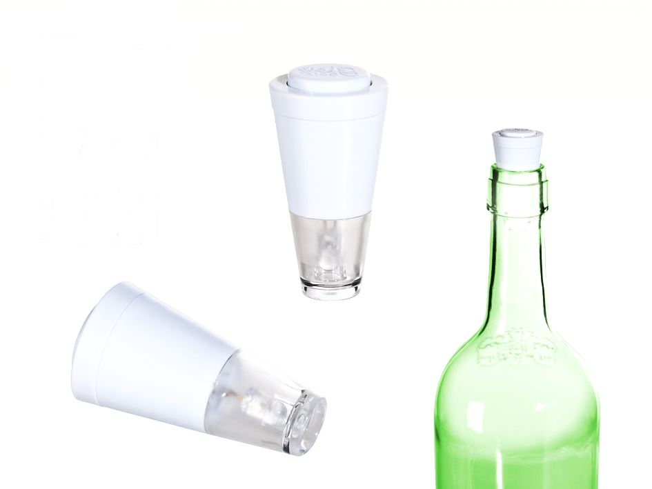 PLASTIC WINE BOTTLE STOPPER WITH LED.. 900947 \\\900947