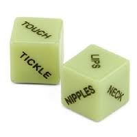 GLOW IN THE DARK LOVE DICE. 901029 \\\901029