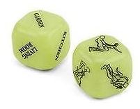 GLOW IN THE DARK SEX KAMASUTRA DICE. 901031 \\\901031