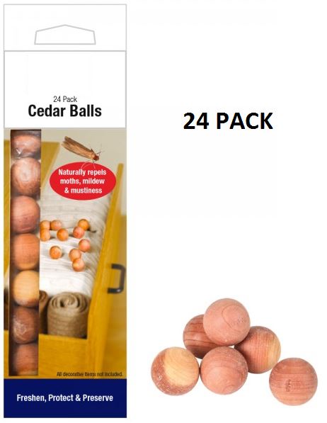 PACK OF 24 CEDAR BALLS. 914452 \\\914452