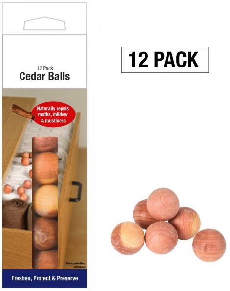PACK OF 12 CEDAR BALLS. 915312 \\\915312