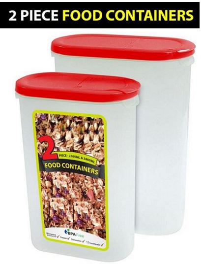 2PCS TALL FOOD CONTAINERS. F915862 \\\915862