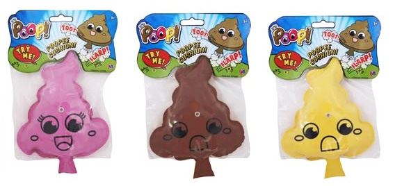 POOP SHAPE WHOOPEE CUSHION SELF INFLATING. 1374547