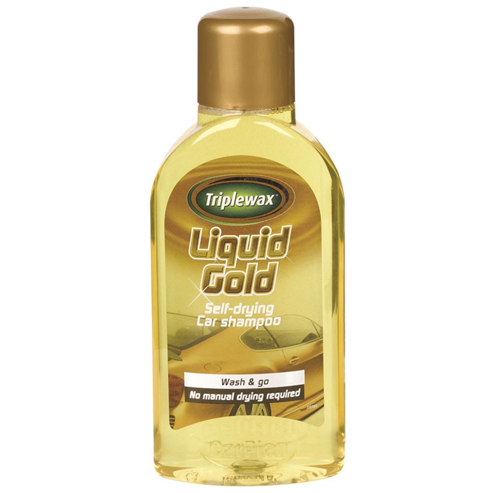 TRIPLEWAX LIQUID GOLD SELF DRYING CAR SHAMPOO 500ML. TLG054