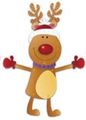 GIANT WALL FIGURE CHRISTMAS REINDEER. 9735REINDEER \\\9735REINDEER