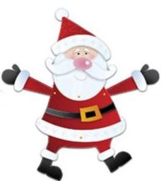 GIANT WALL FIGURE CHRISTMAS SANTA. 9735SANTA \\\9735SANTA