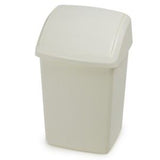WHITEFURZE CREAM SWING TOP BIN 10LTR. H10S48
