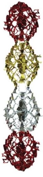 FOIL SNOWFLAKE HANGING GARLAND 2M. 9913 \\\9913