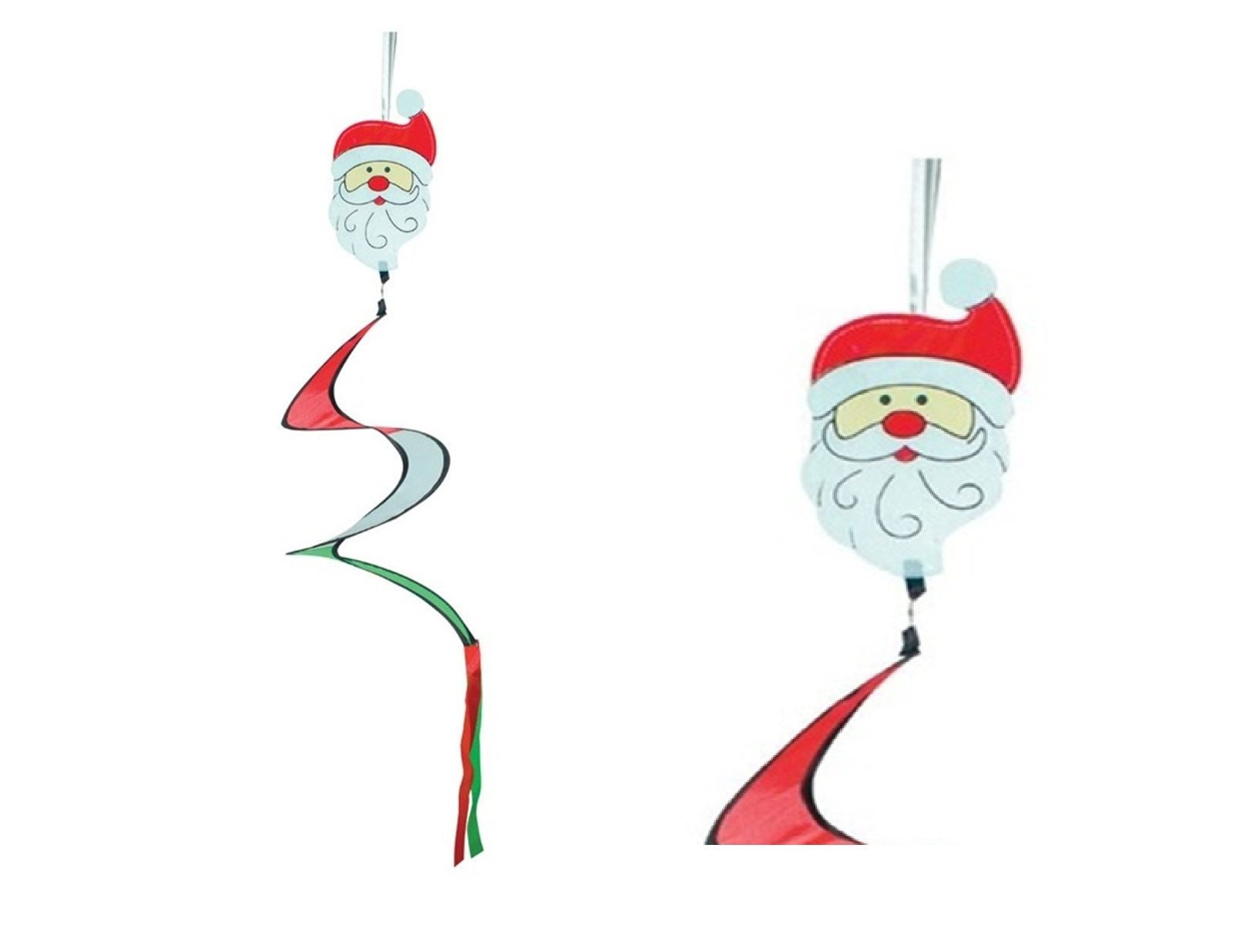 CHRISTMAS SANTA HANGING GARDEN WIND SPIRAL PARTY HOME DECORATION. 9915SANTA \\\9915SANTA