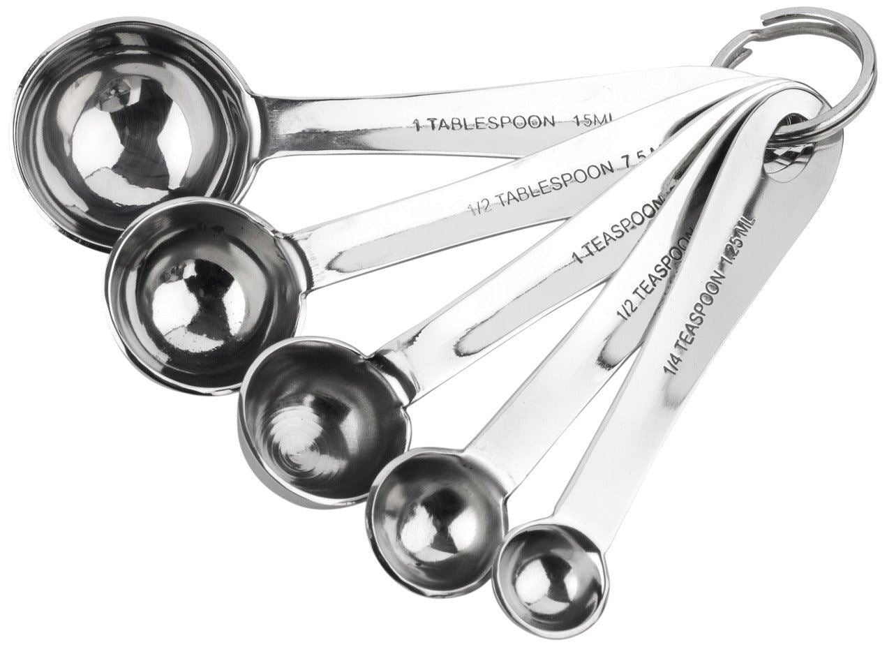 TALA STAINLESS STEEL MEASURING SPOONS 5/PK. 10A10550 \\\A10550