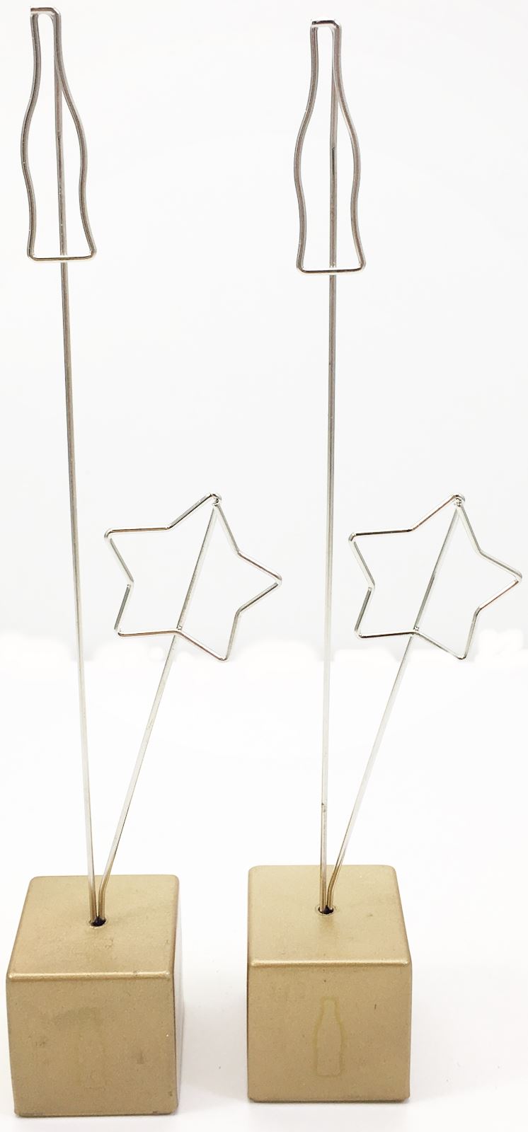 2PCS COCA COLA PHOTO CLIP HOLDER. A2302GOLD \\\A2302GOLD