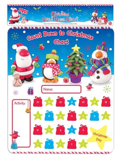 ACTIVITY CHRISTMAS COUNT DOWN CHART. AKTX \\\AKTX