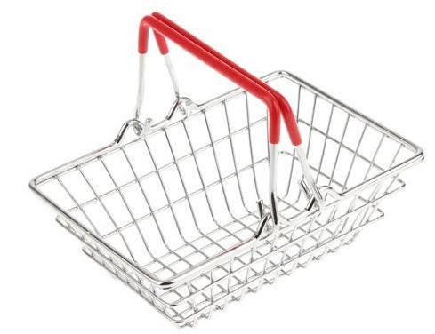 APOLLO MINI CHROME SHOPPING BASKET. AP3838 \\\AP3838